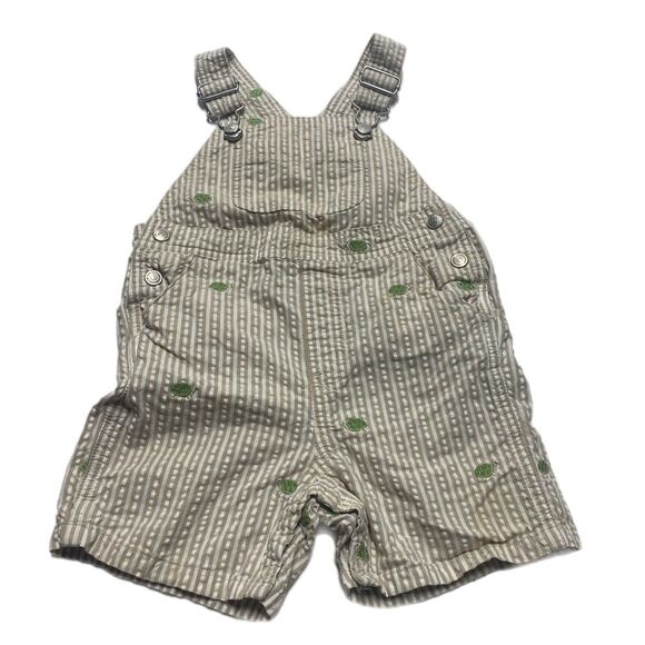 Janie & Jack Overall Turtle Coveralls 12 - 18 months - Picture 1 of 9